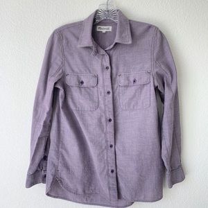Madewell Chambray Tom Boy Work Shirt
